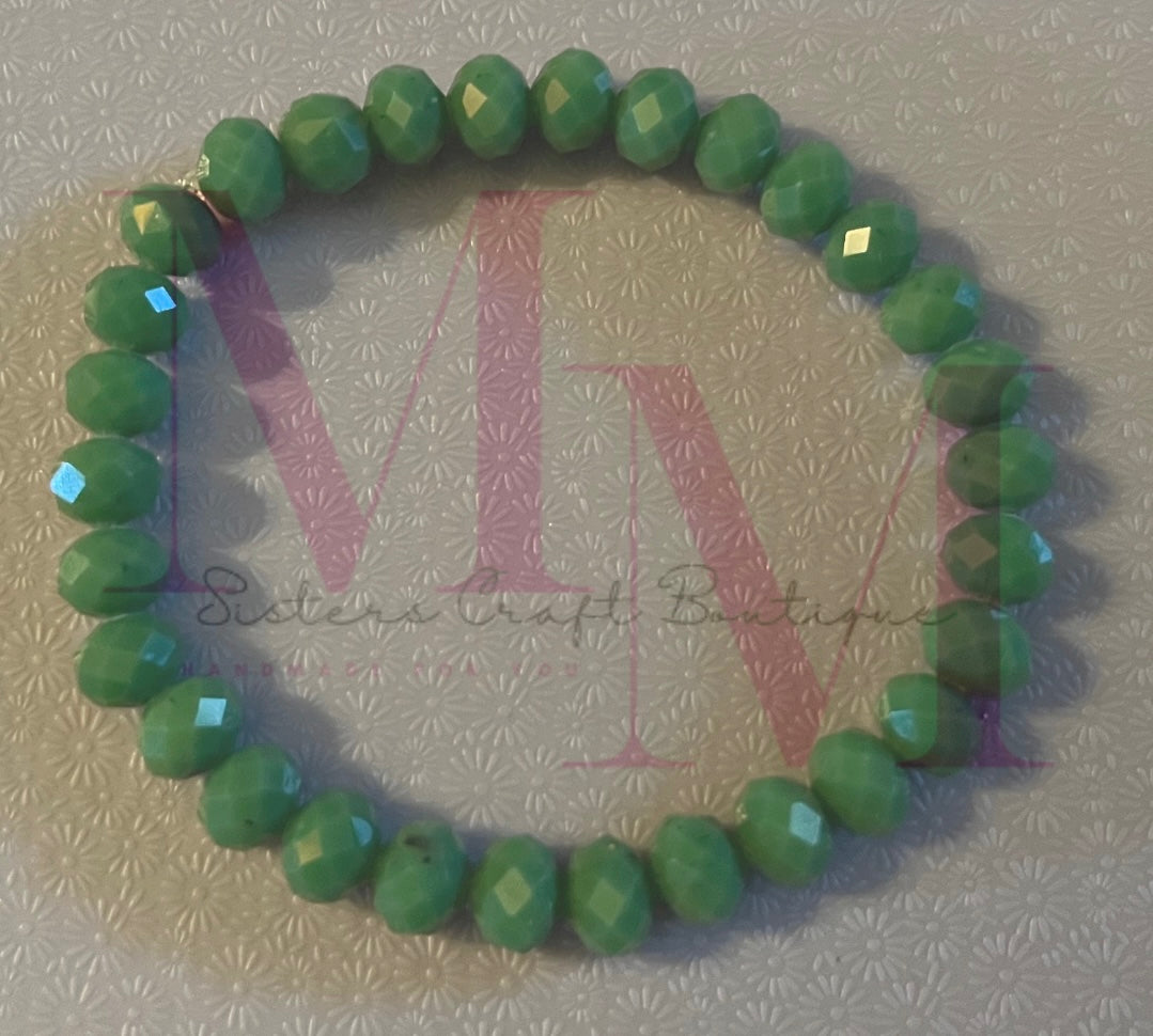 Crystal hunter green Bracelet